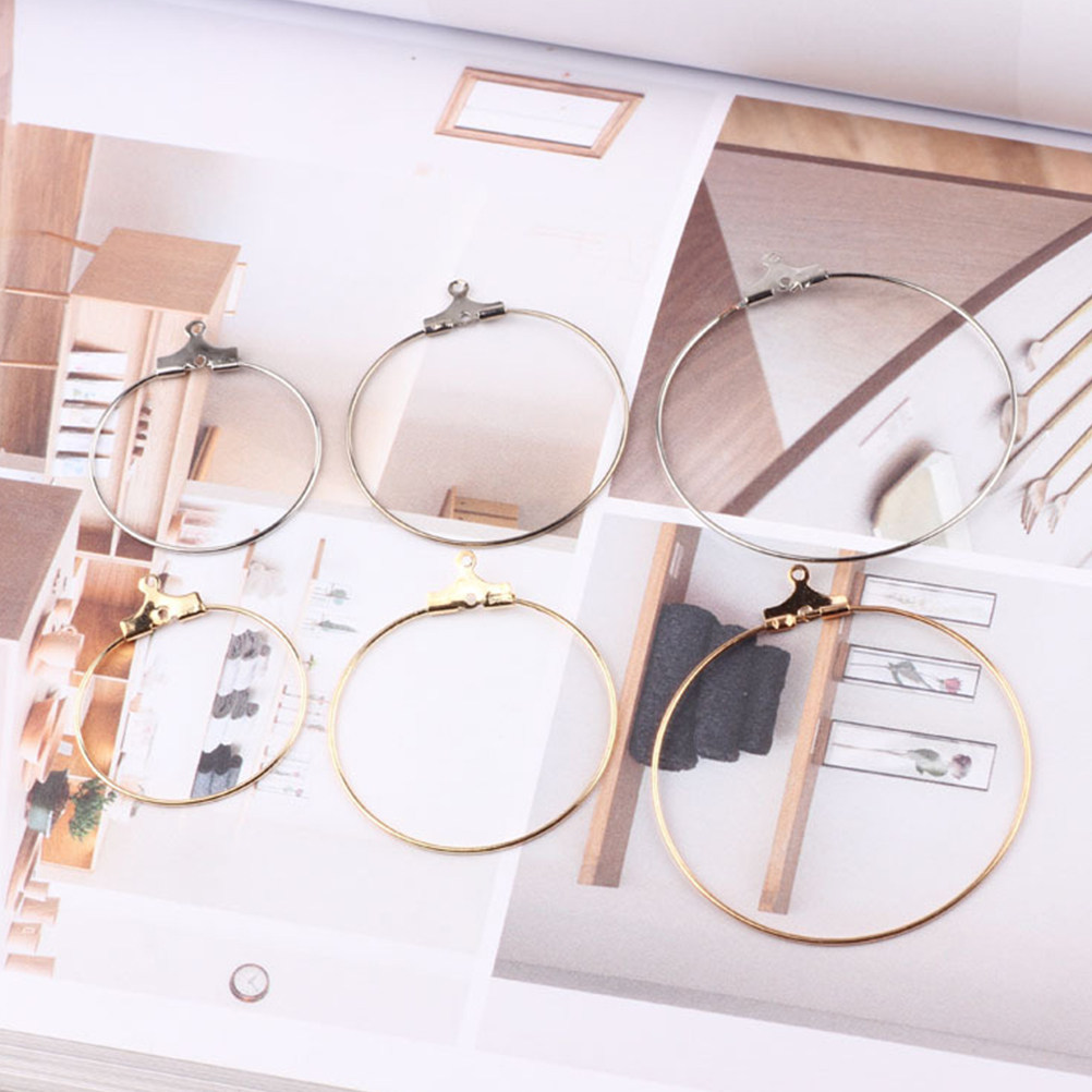Jewelry Making Store - 20 Pezzi di Cerchi per Orecchini