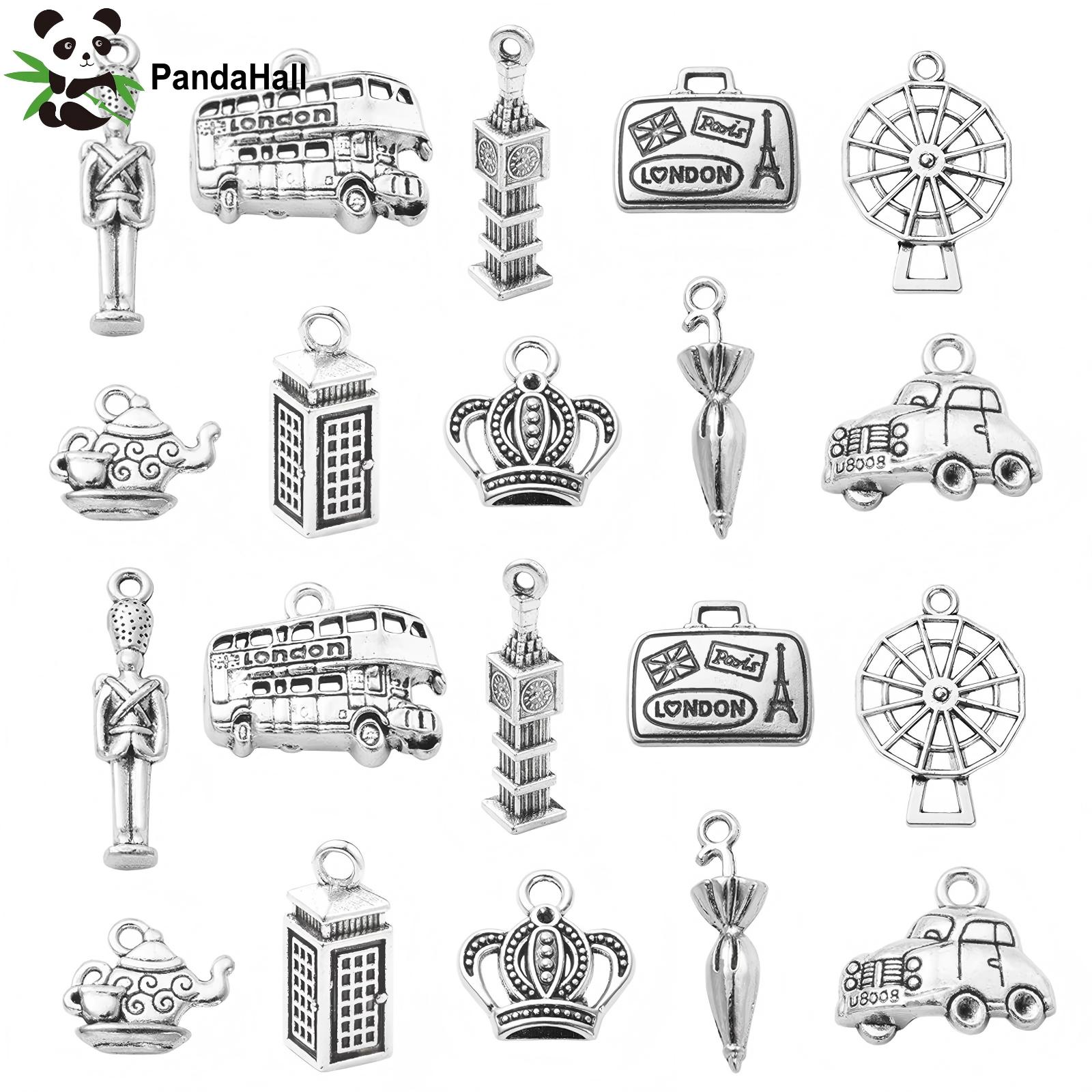 Jewelry Making London - PandaHall 100 Pezzi 10 Stili Ciondoli
