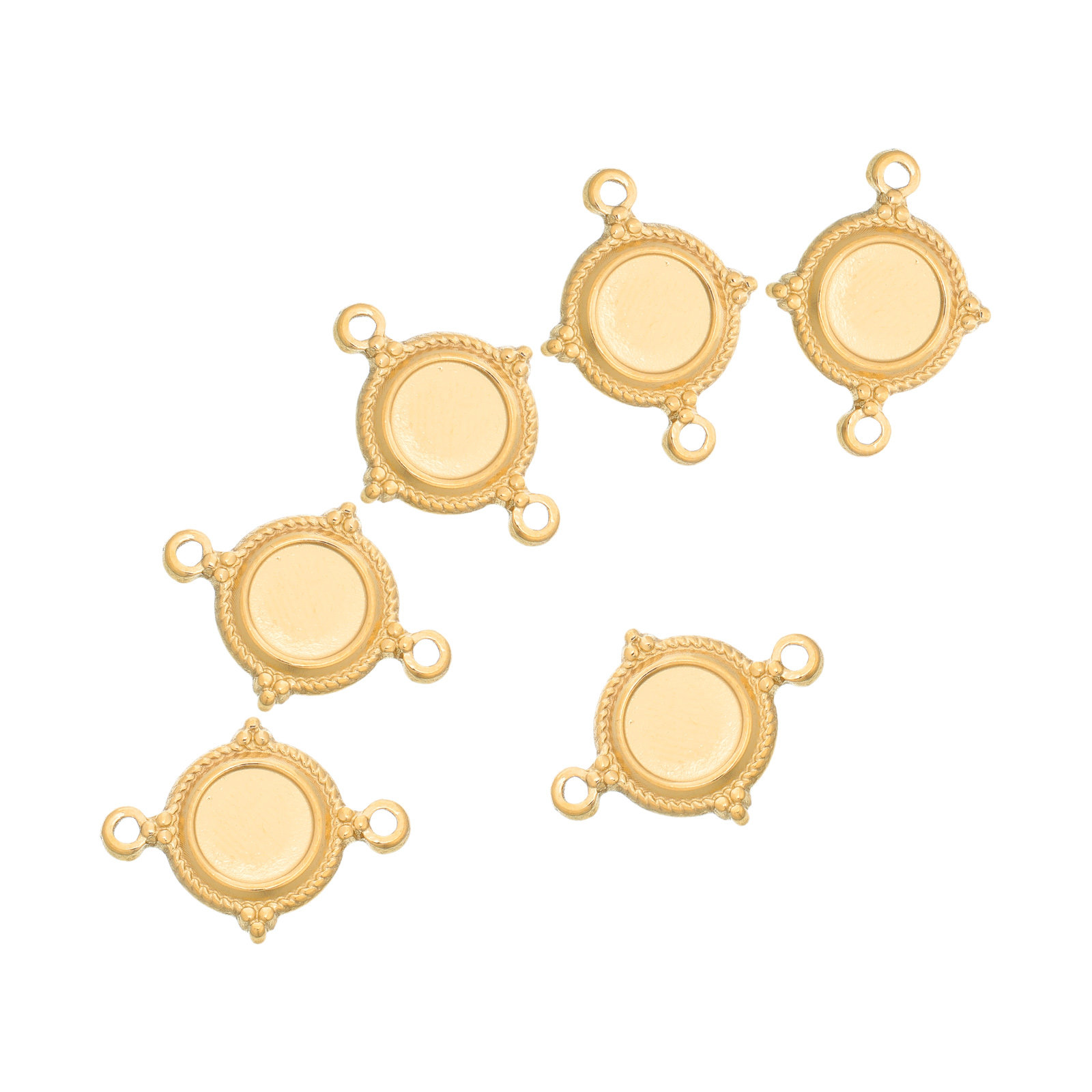 Pendant Blank Bezel - Set di 6 vassoi per ciondoli