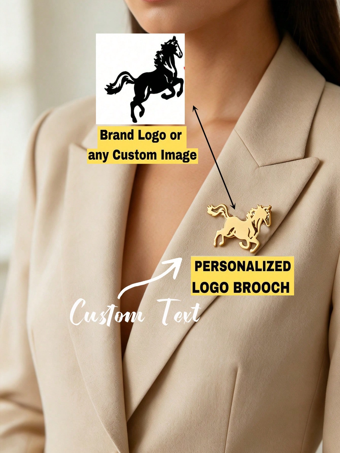Jewelry Making Board - Spilla personalizzata su misura, spilla a