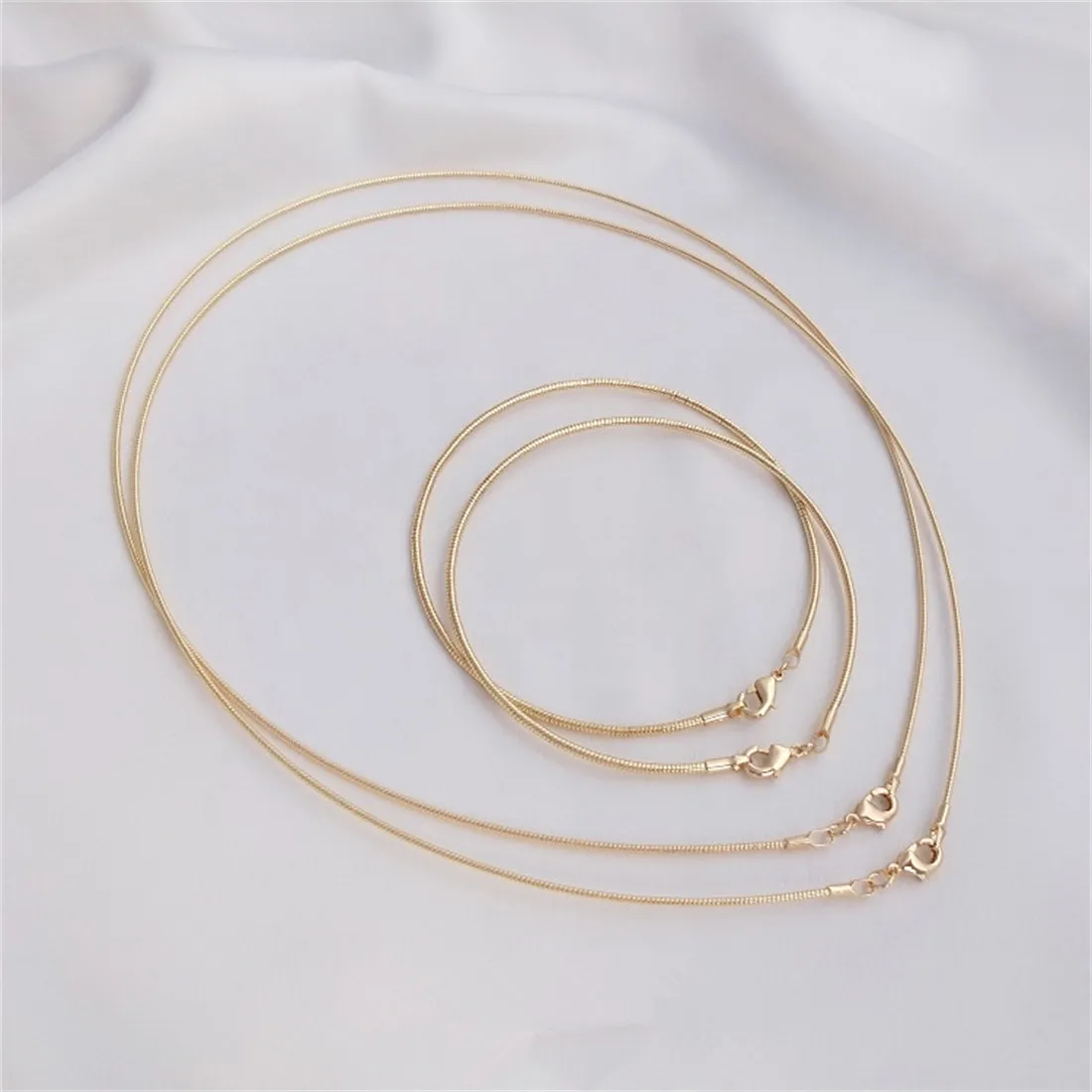 Memory Wire Bracelet - 14K oro-colore memoria rimbalzo braccialetto anello