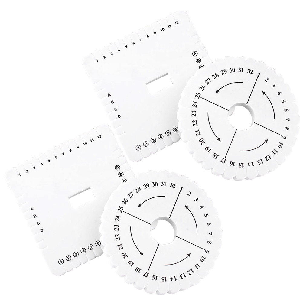 Jewelry Making Board - Set di 4 Dispositivi per Intrecciare
