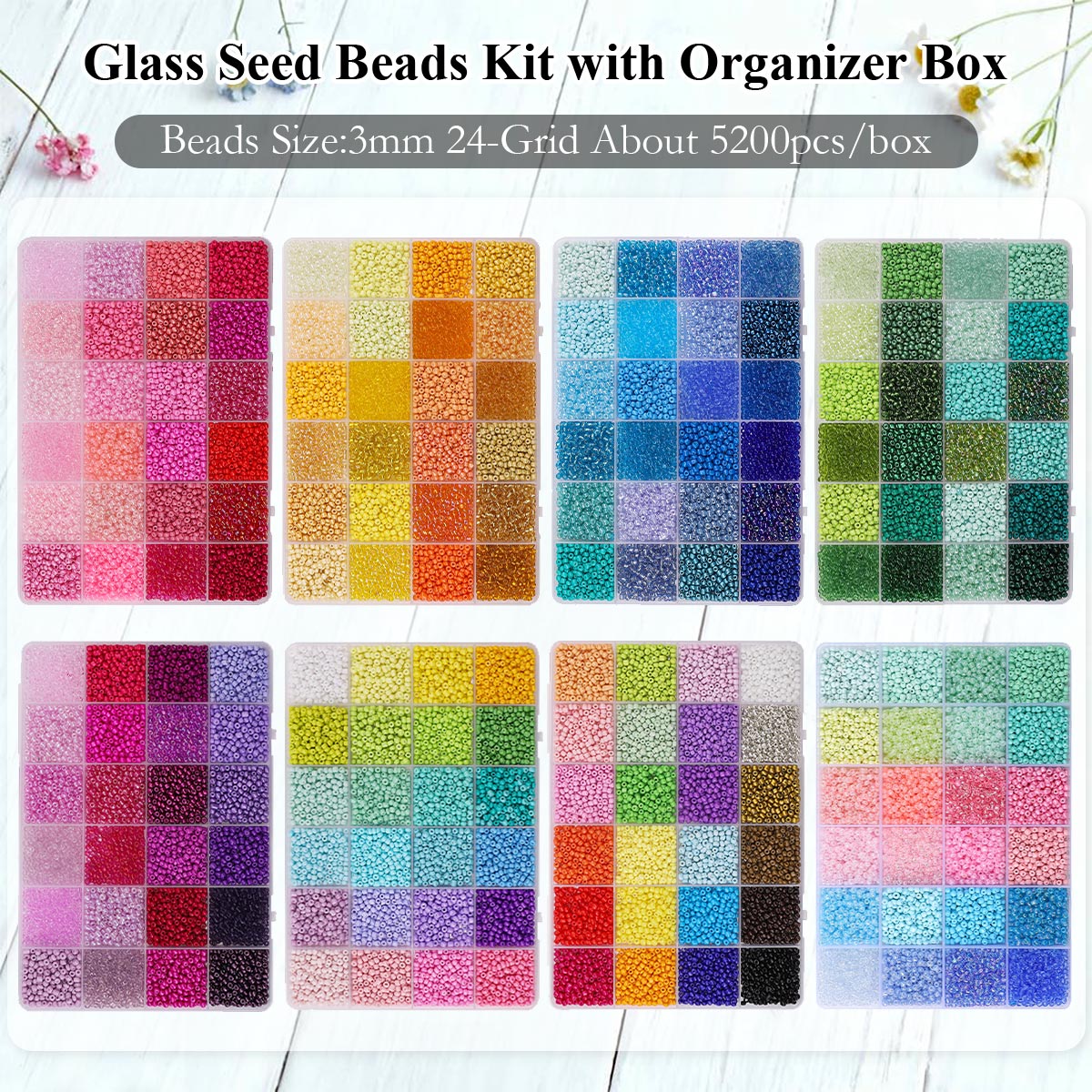Kit 5200 Perline di Vetro Seed - Jewelry Making Tutorial recensione e prezzo