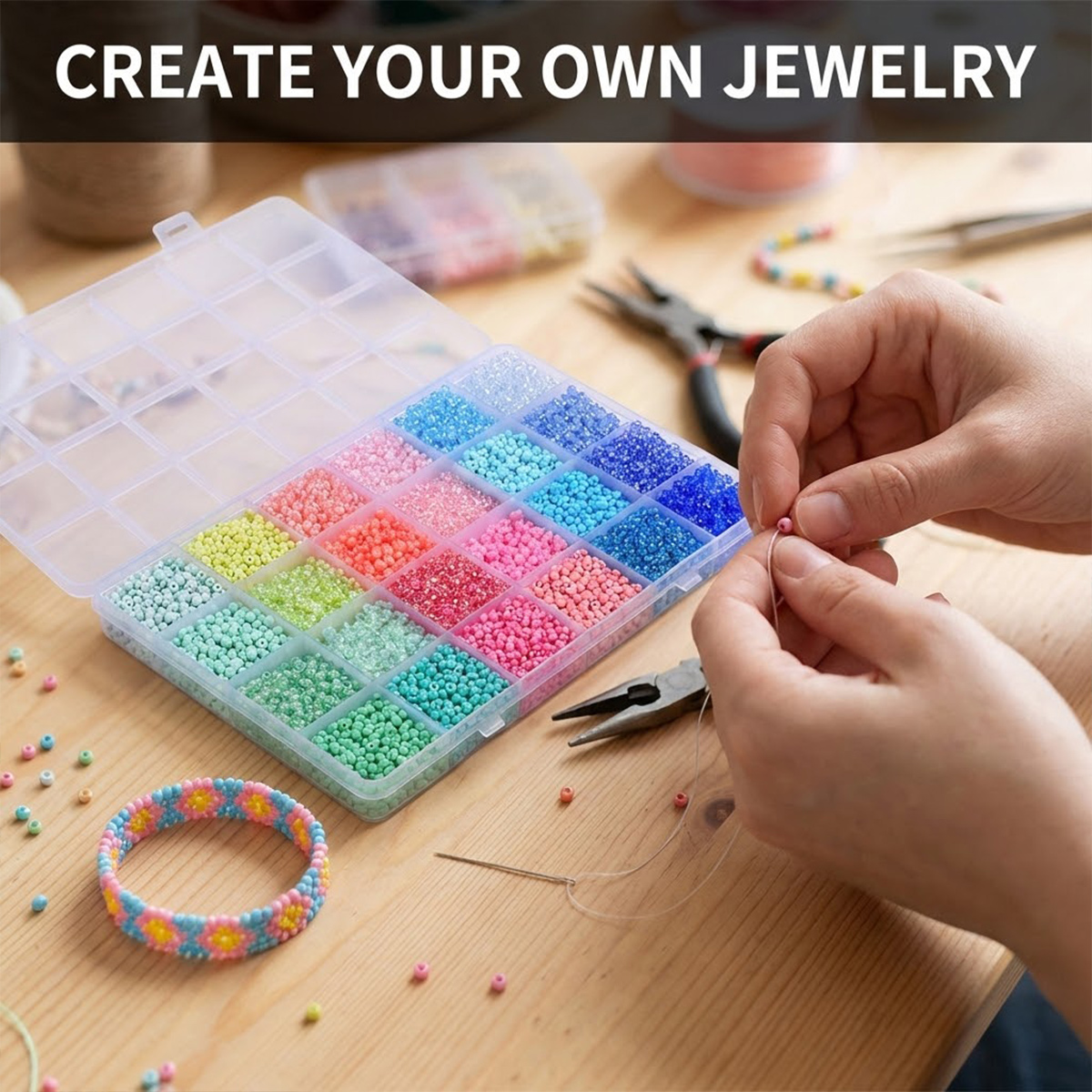 Kit 5200 Perline di Vetro Seed - Jewelry Making Tutorial recensione e prezzo