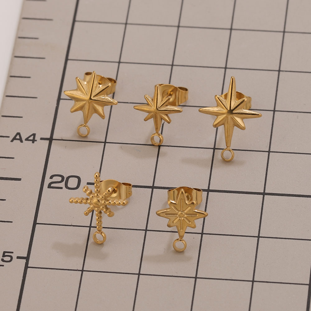 6 pz. Orecchini a Stella in Ac - Jewelry Making Tutorial recensione e prezzo