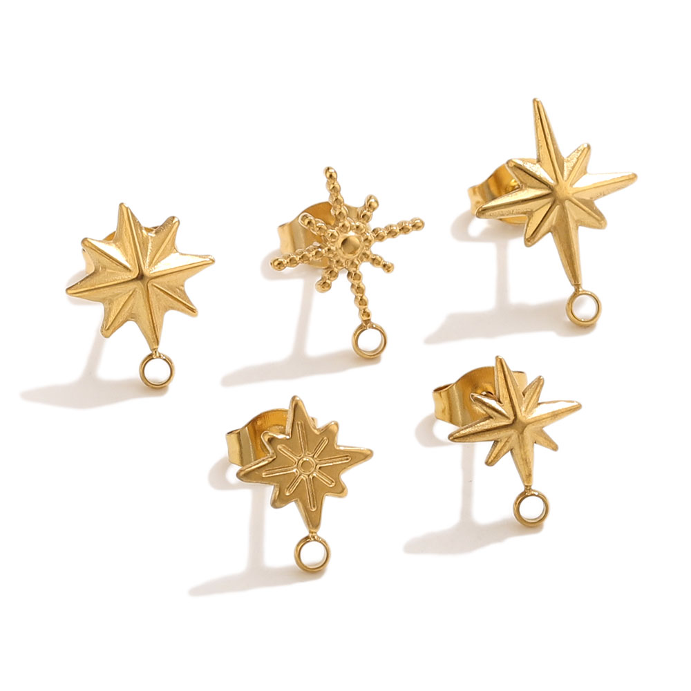 6 pz. Orecchini a Stella in Ac - Jewelry Making Tutorial recensione e prezzo