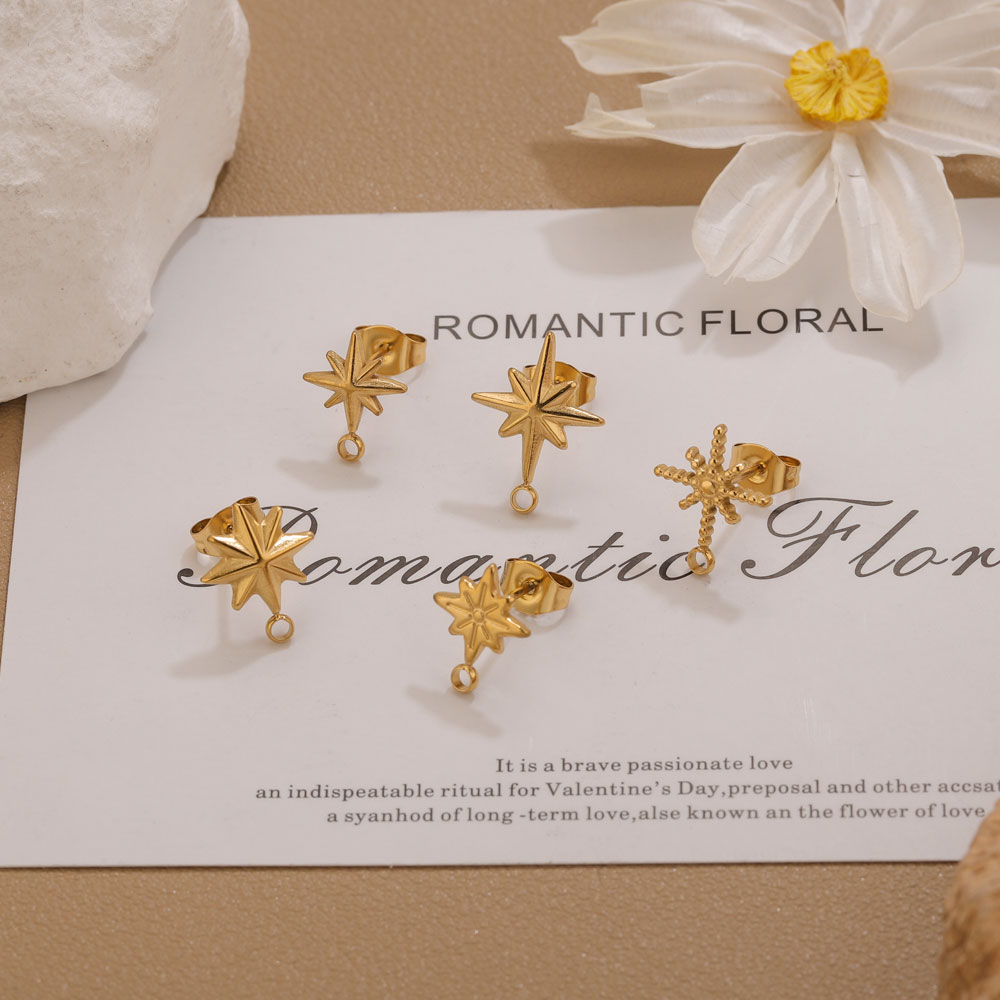 6 pz. Orecchini a Stella in Ac - Jewelry Making Tutorial recensione e prezzo