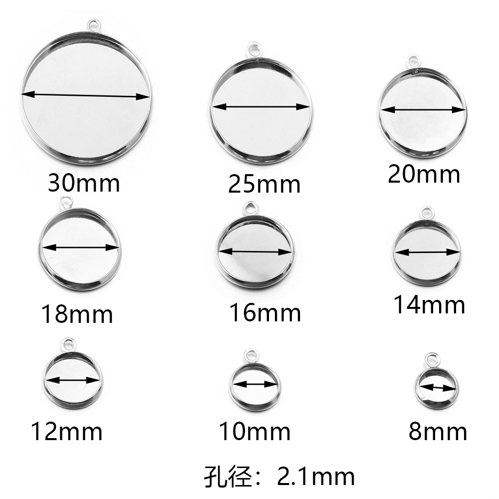 10 pz Base Cabochon In Ferro 8 - Pendant Blank Bezel recensione e prezzo