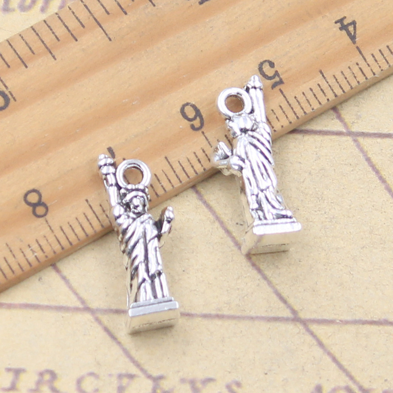 10 pz Charms New York Statua d - Jewelry Making York recensione e prezzo