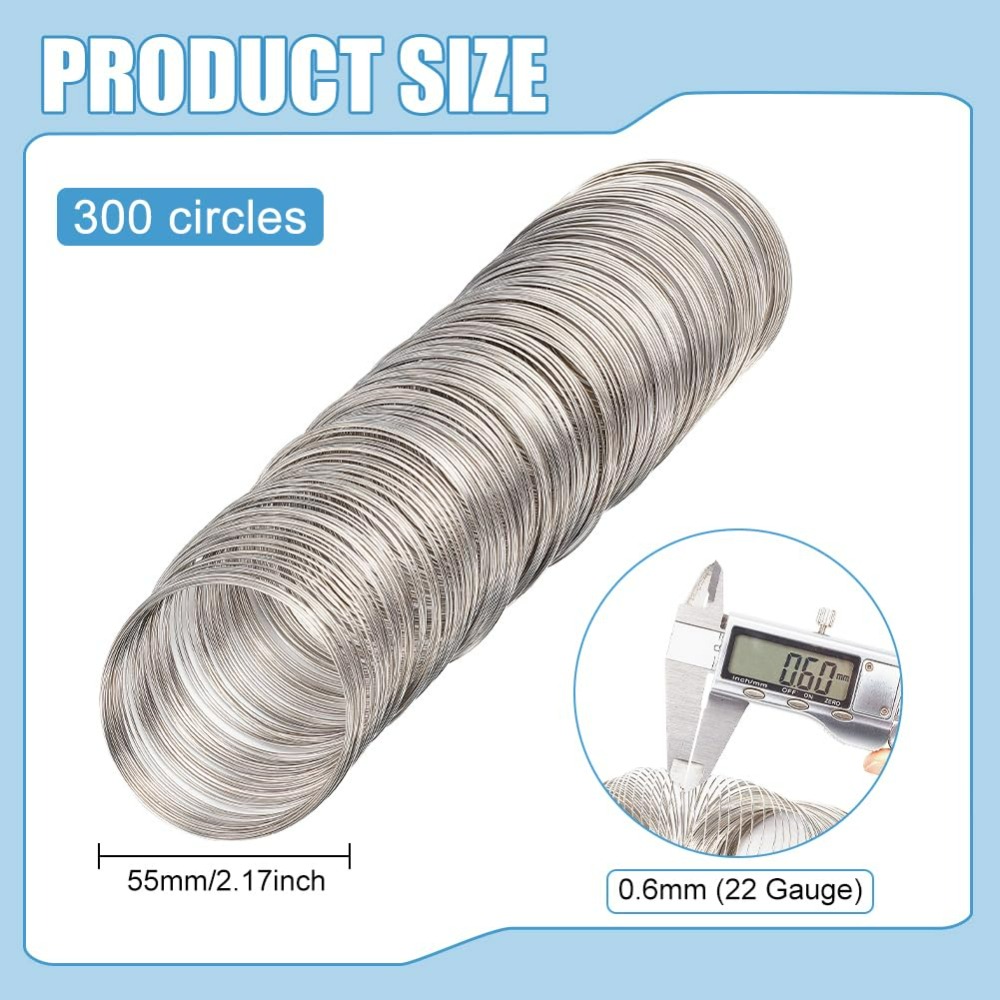 300 Loop Jewelry Wire Memory B - Memory Wire Bracelet recensione e prezzo