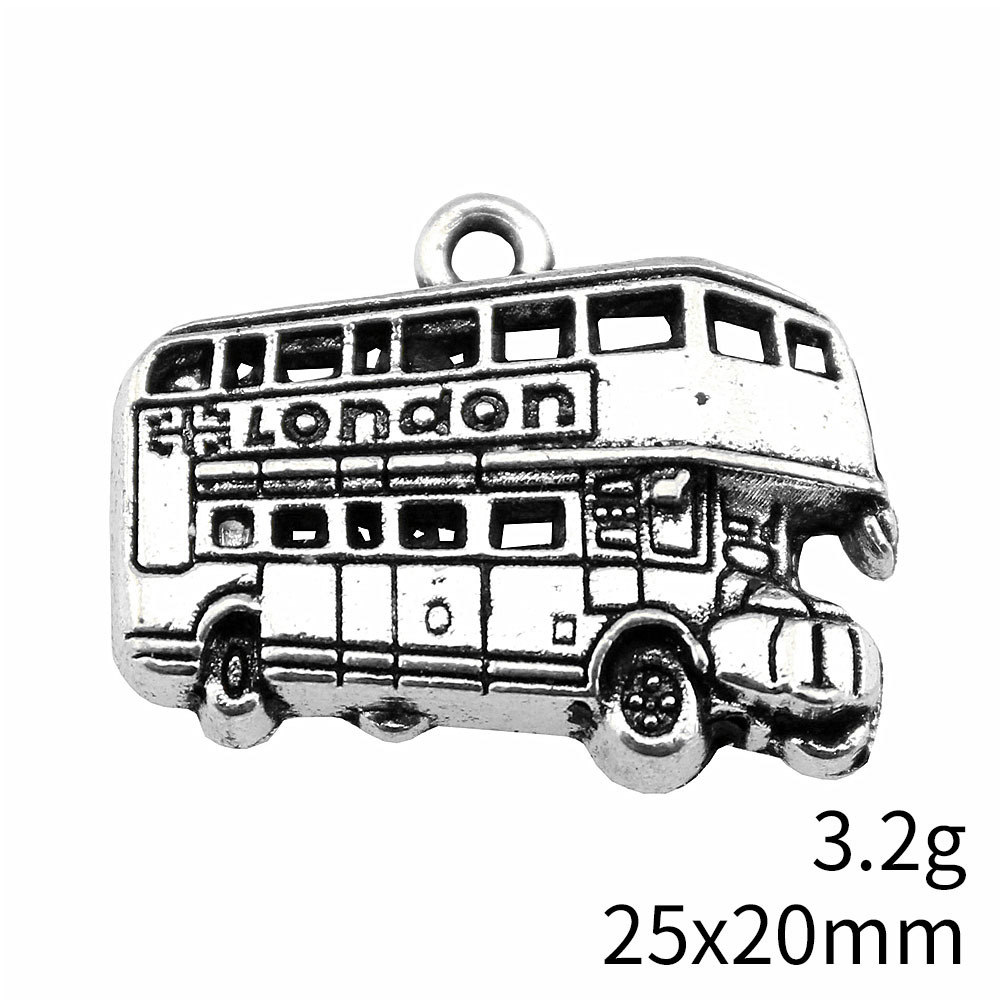 IFOCUS 10 pz/lotto Londra Bus  - Jewelry Making London recensione e prezzo